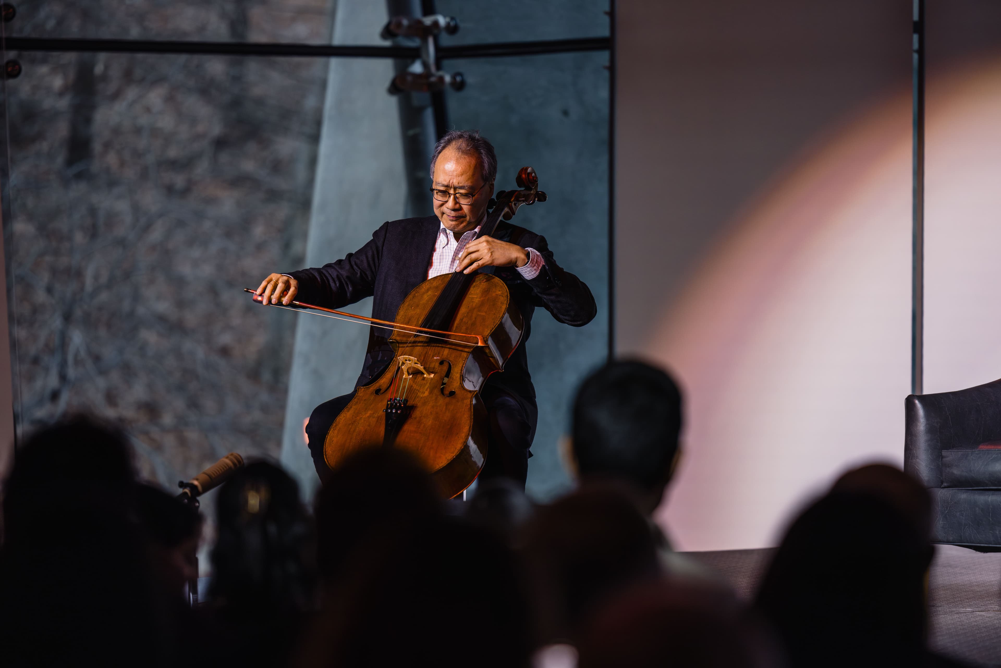 Yo-Yo Ma playing cello